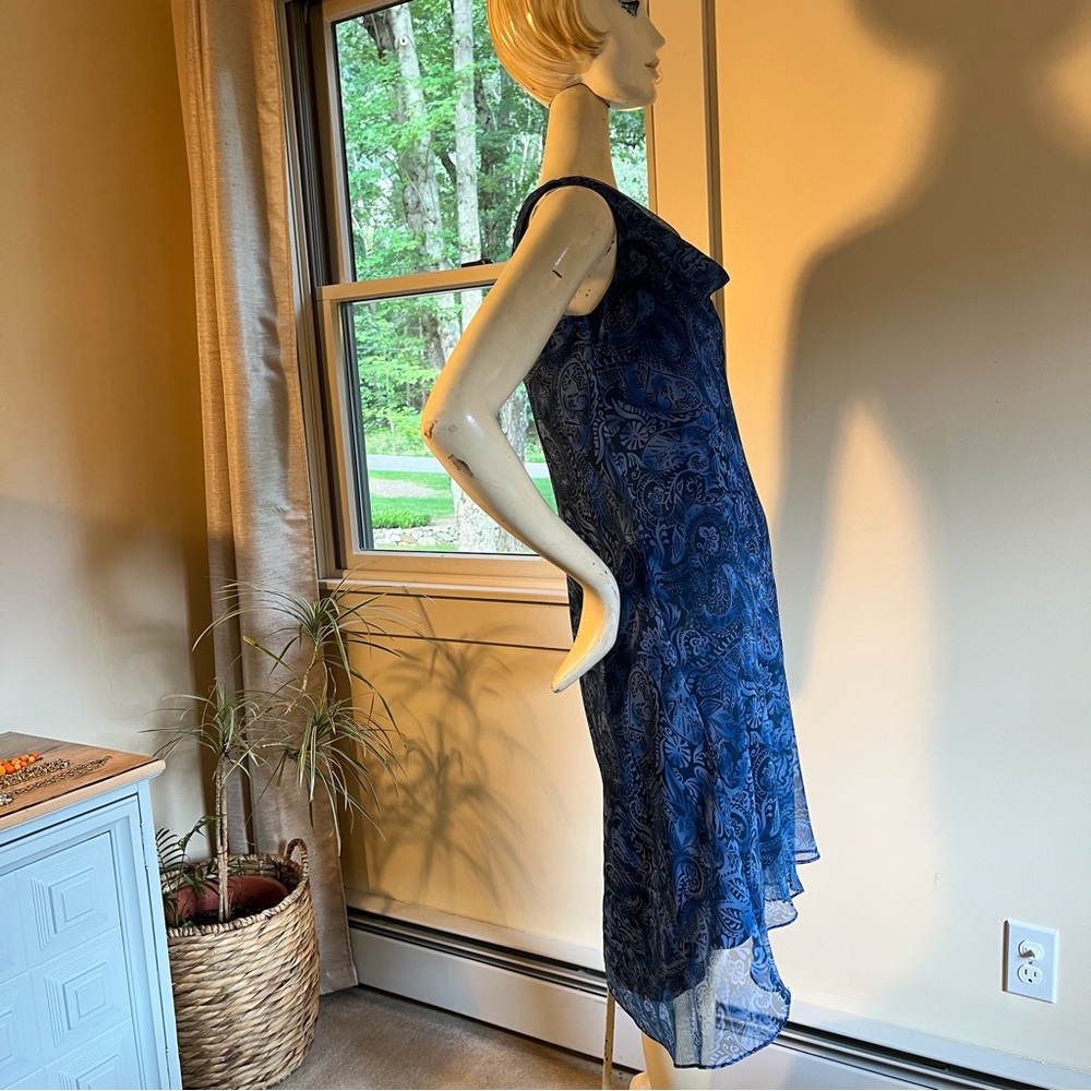 Alyn Paige vintage blue dress - Picture 2 of 7